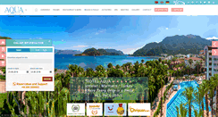 Desktop Screenshot of hotelaqua.com